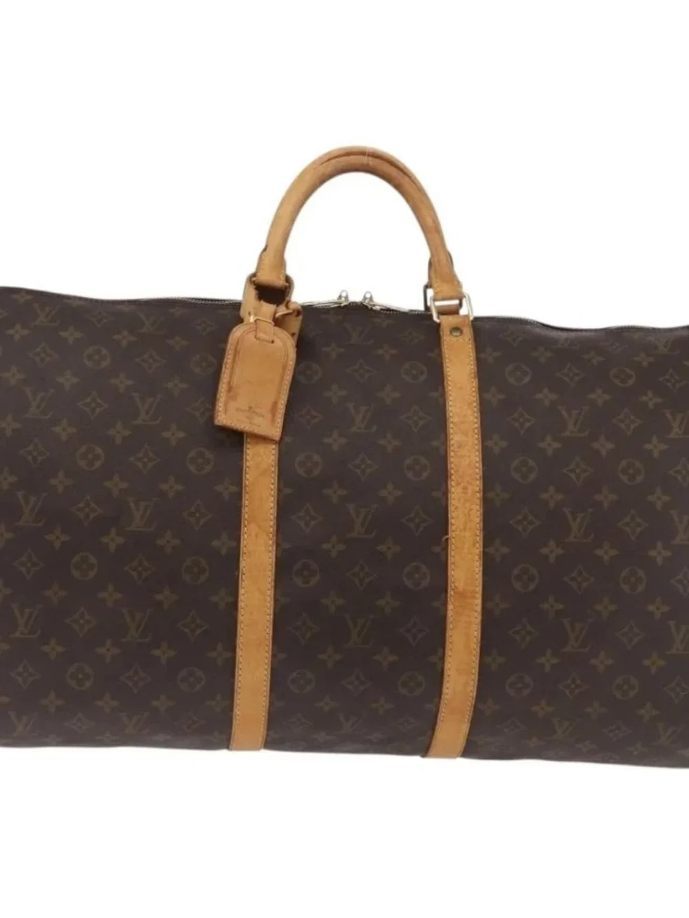 LOUIS VUITTON Monogram Keepall 60 Boston Bag M41422 LV Auth ka2464